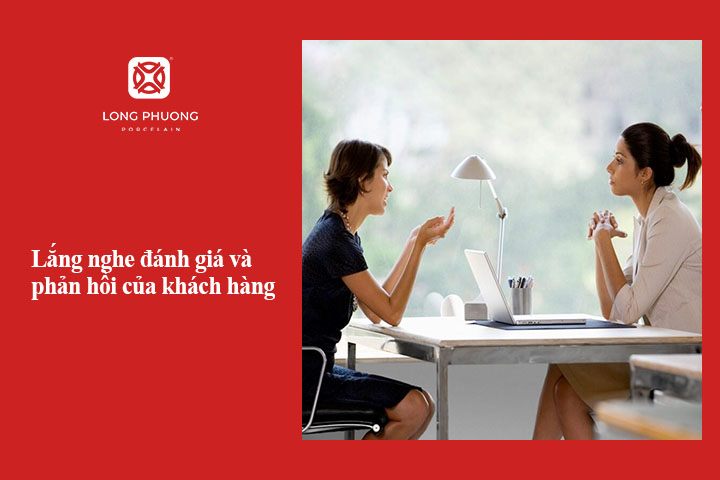 Lắng nghe đánh giá và phản hồi của khách hàng