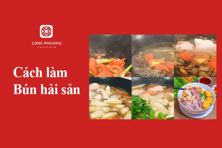 cách làm bún hải sản