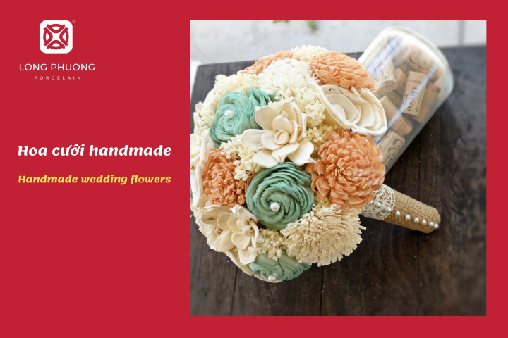 tặng hoa cưới handmade