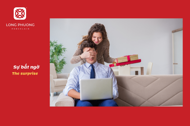 sự bất ngờ trong quà tặng chồng