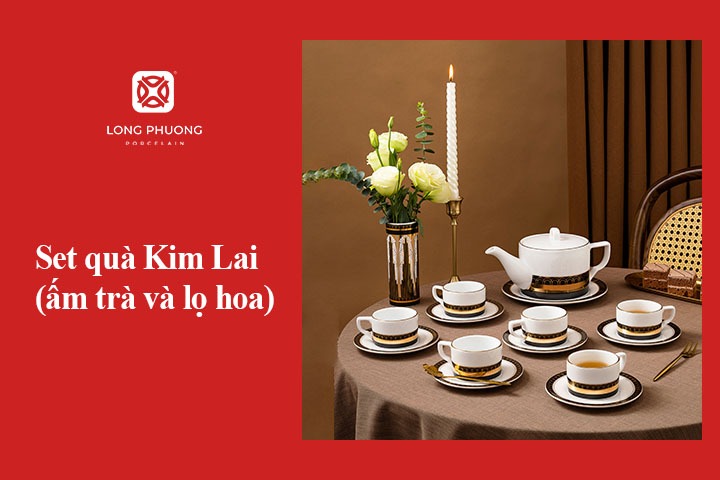 bộ quà tặng mạ vàng