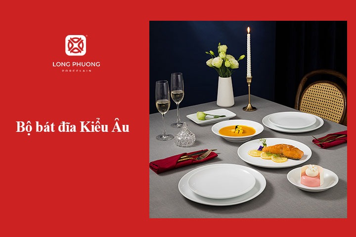 bát đĩa kiểu âu