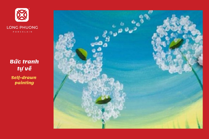 tặng chàng bức tranh tự vẽ