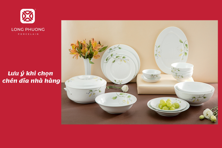 lưu ý khi chọn bát đĩa nhà hàng ở sơn la