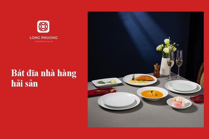 bát đĩa sứ trắng ăn lẩu