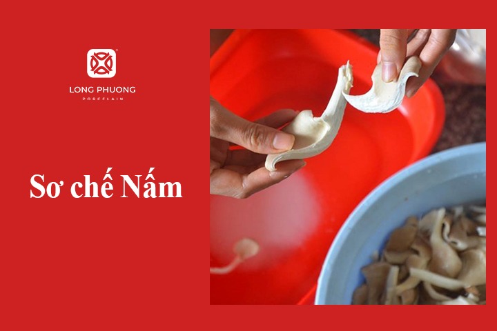 sơ chế nấm