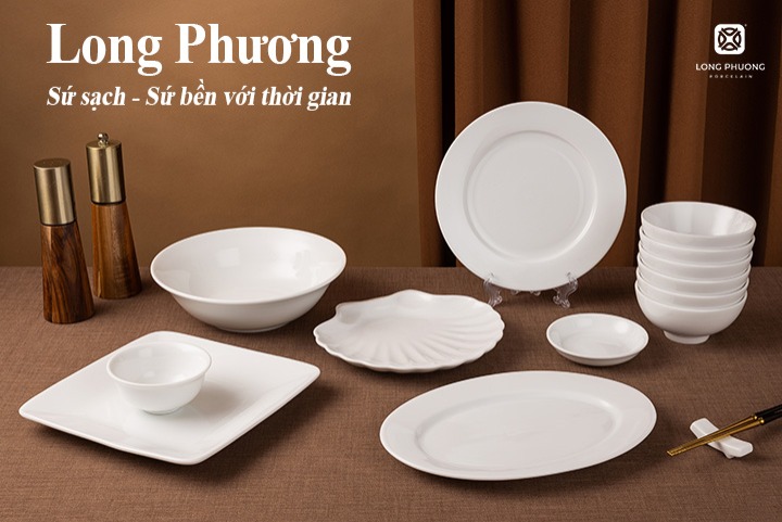 sứ long phương cung cấp bát đĩa nhà hàng