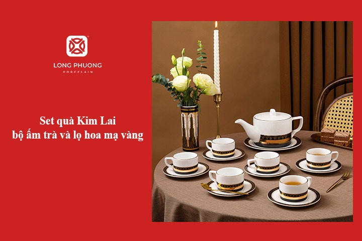 bộ quà tặng mạ vàng