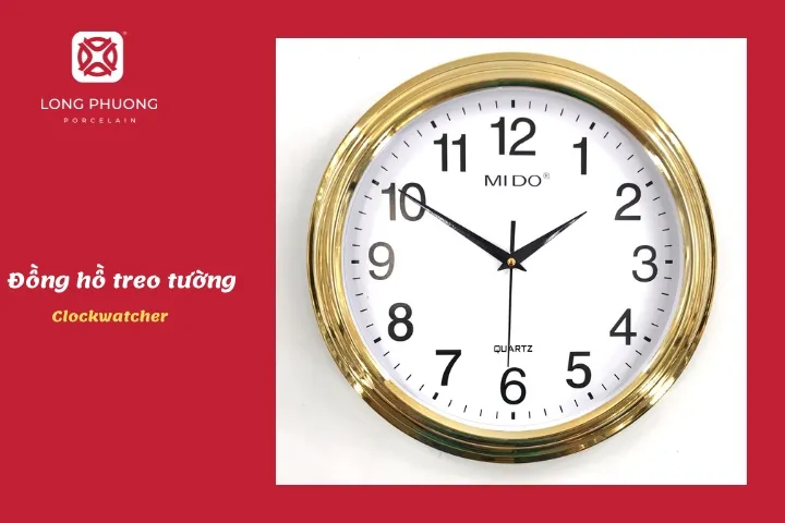 đồng hồ quà tặng đơn giản