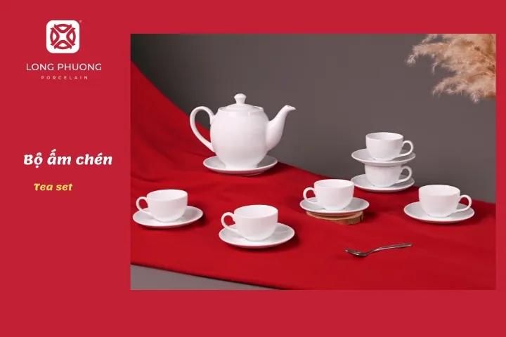 quà tặng bộ ấm chén sang trọng tặng công đoàn