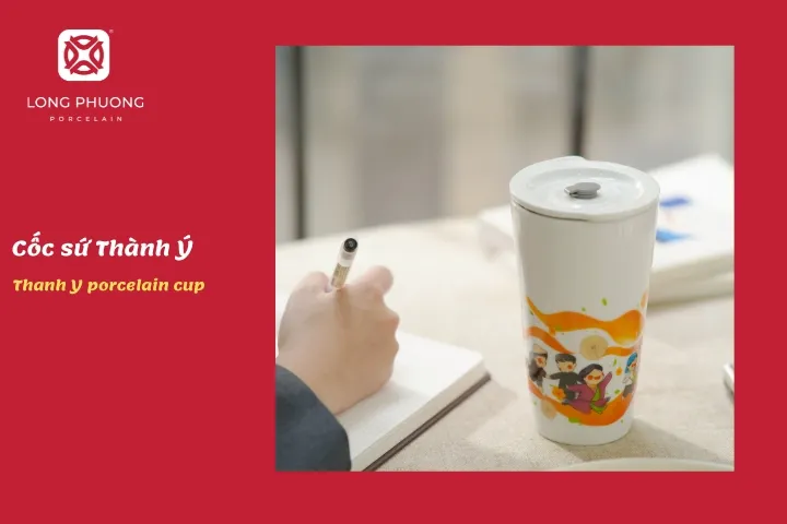 cốc sứ thành ý làm quà tặng đại hội cháu ngoan bác hồ