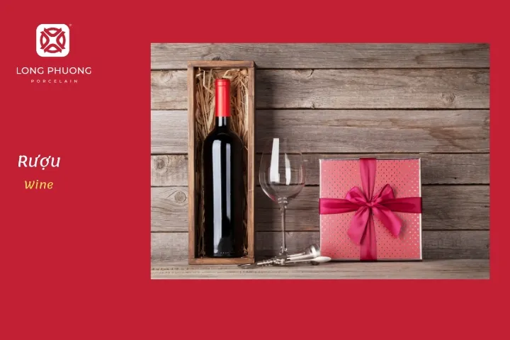 tặng rượu vang