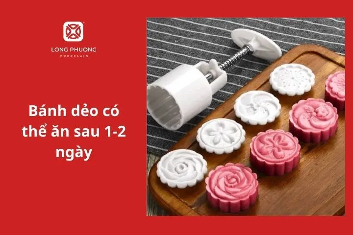 Tạo hình bánh trung thu dẻo bằng khuôn tùy thích