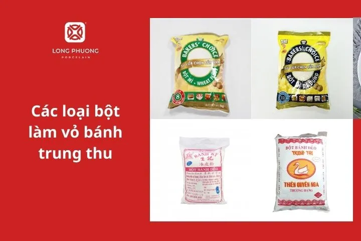 Các loại bột làm vỏ bánh trung thu nên biết