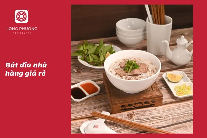 chén dĩa nhà hàng giá rẻ