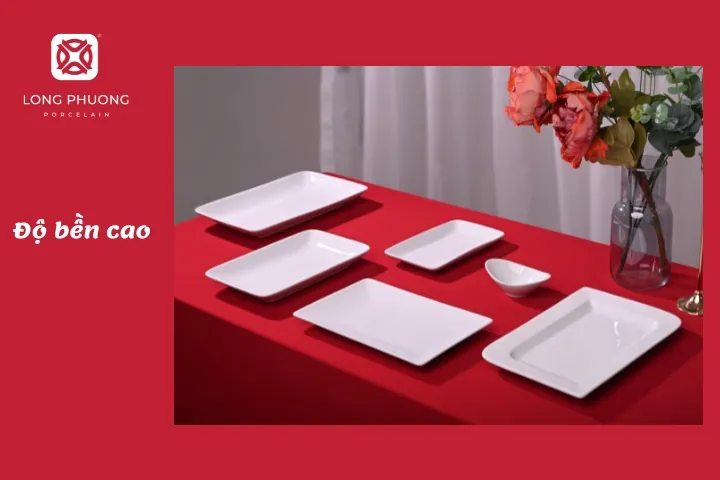 chén dĩa có độ bền cao
