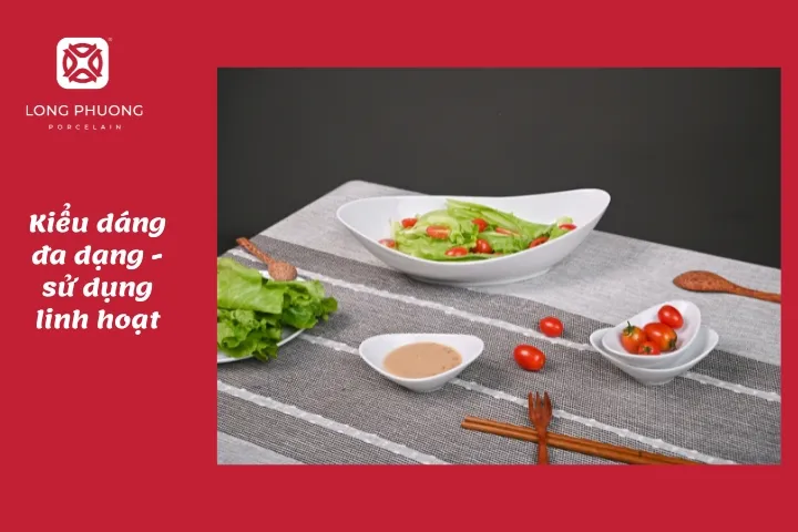 kiểu dáng đa dạng