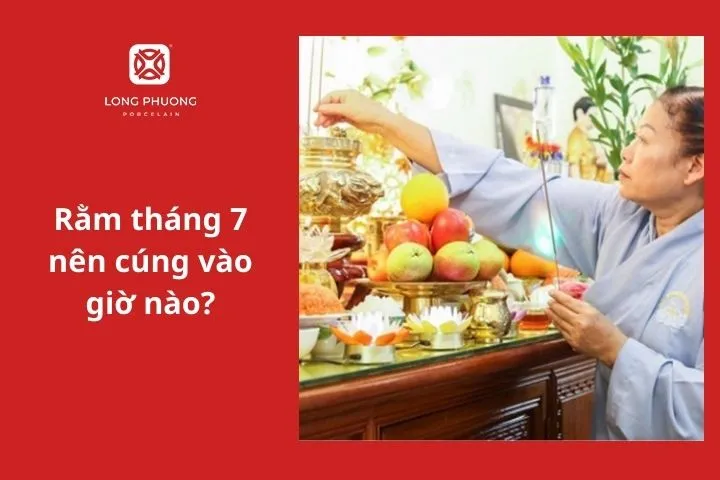 Giờ tốt cúng rằm phụ thuộc vào từng nghi thức