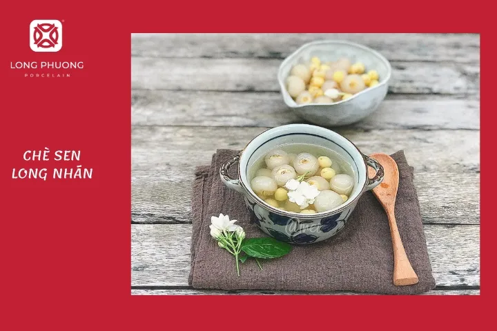 mâm cơm chay cúng rằm tháng 7 không thể thiếu chè long nhãn