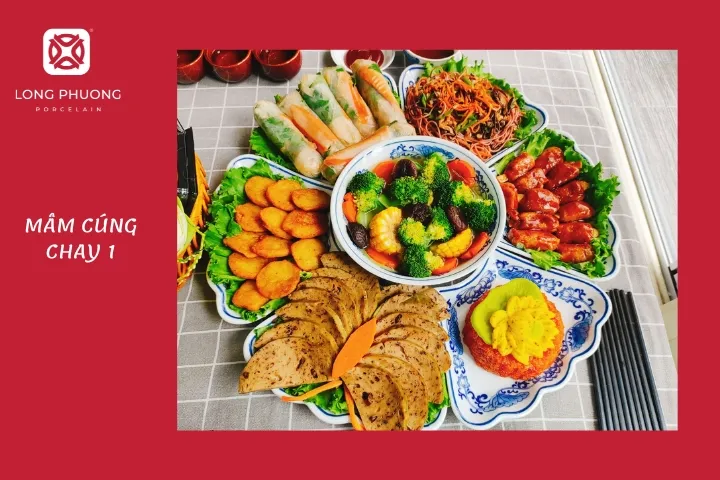 gợi ý mâm cúng chay rằm tháng 7