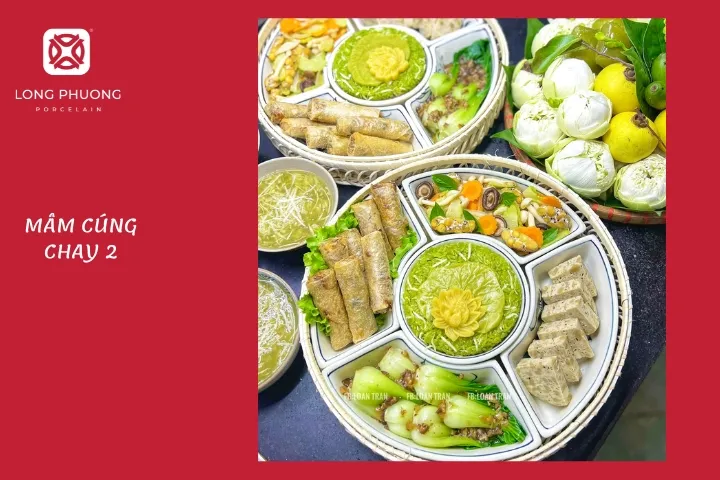 gợi ý mâm chay thanh đạm