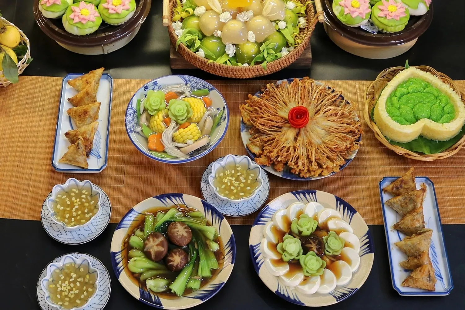 cách chuẩn bị mâm cơm chay cúng rằm tháng 7