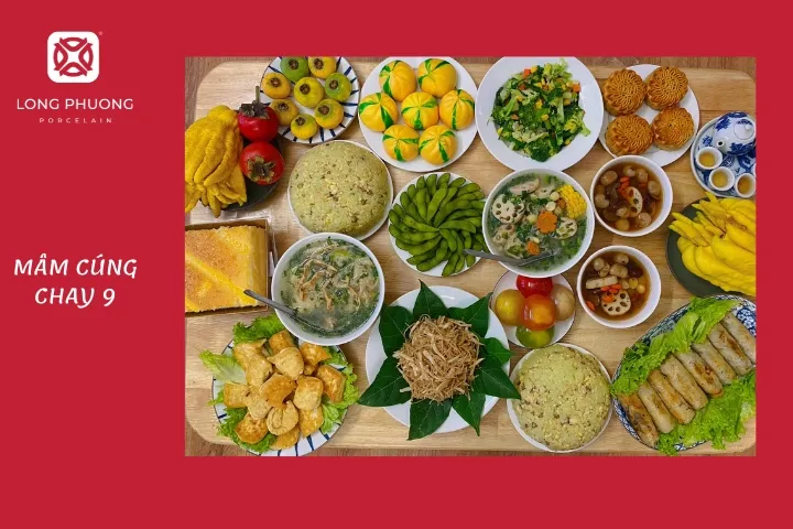 gợi ý mâm cúng chay rằm tháng 7 chu đáo