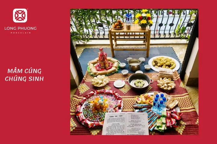 mâm cúng chúng sinh