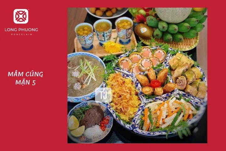 mâm lễ cúng rằm tháng 7