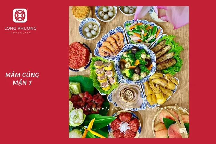 mâm cúng mặn 7