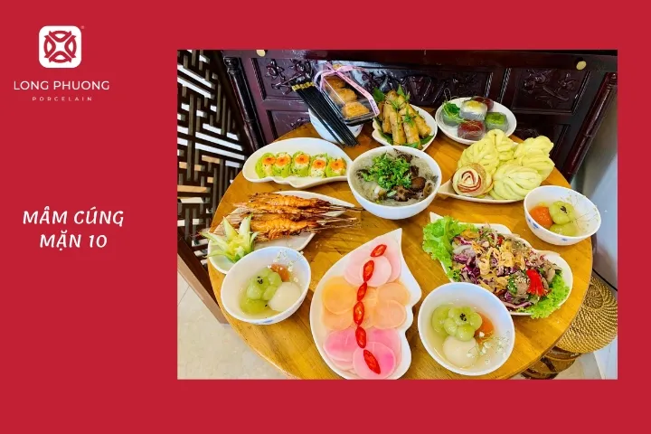 mâm cúng mặn 10