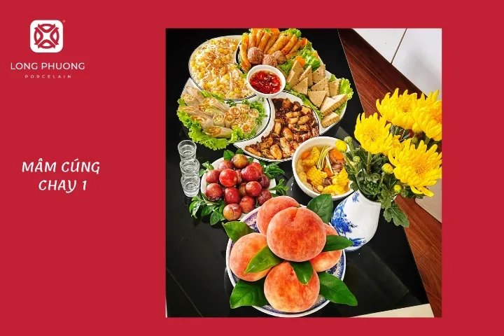 mâm chay 1