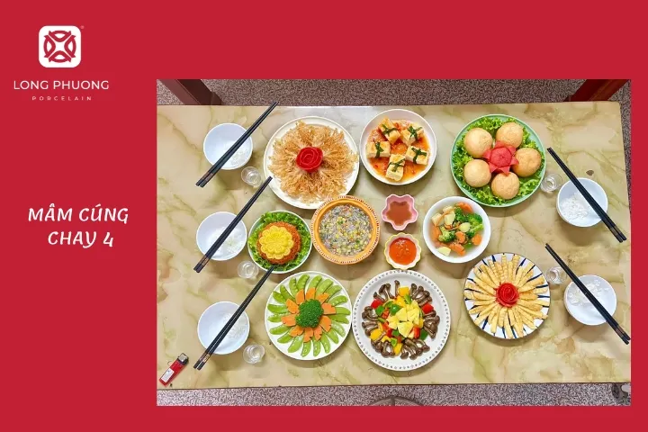 Các món cúng rằm tháng 7 chay số 4