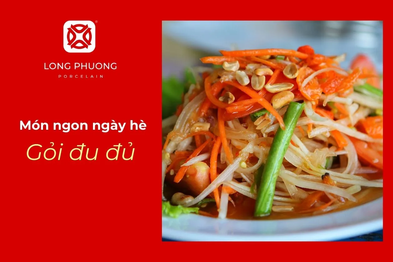 gỏi đu đủ thanh mát