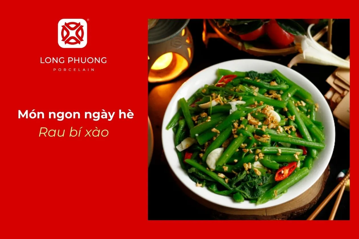 bí xào tỏi thơm ngon