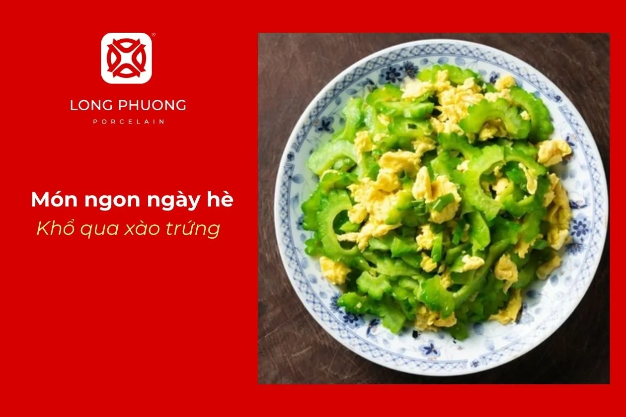 khổ qua xào trứng