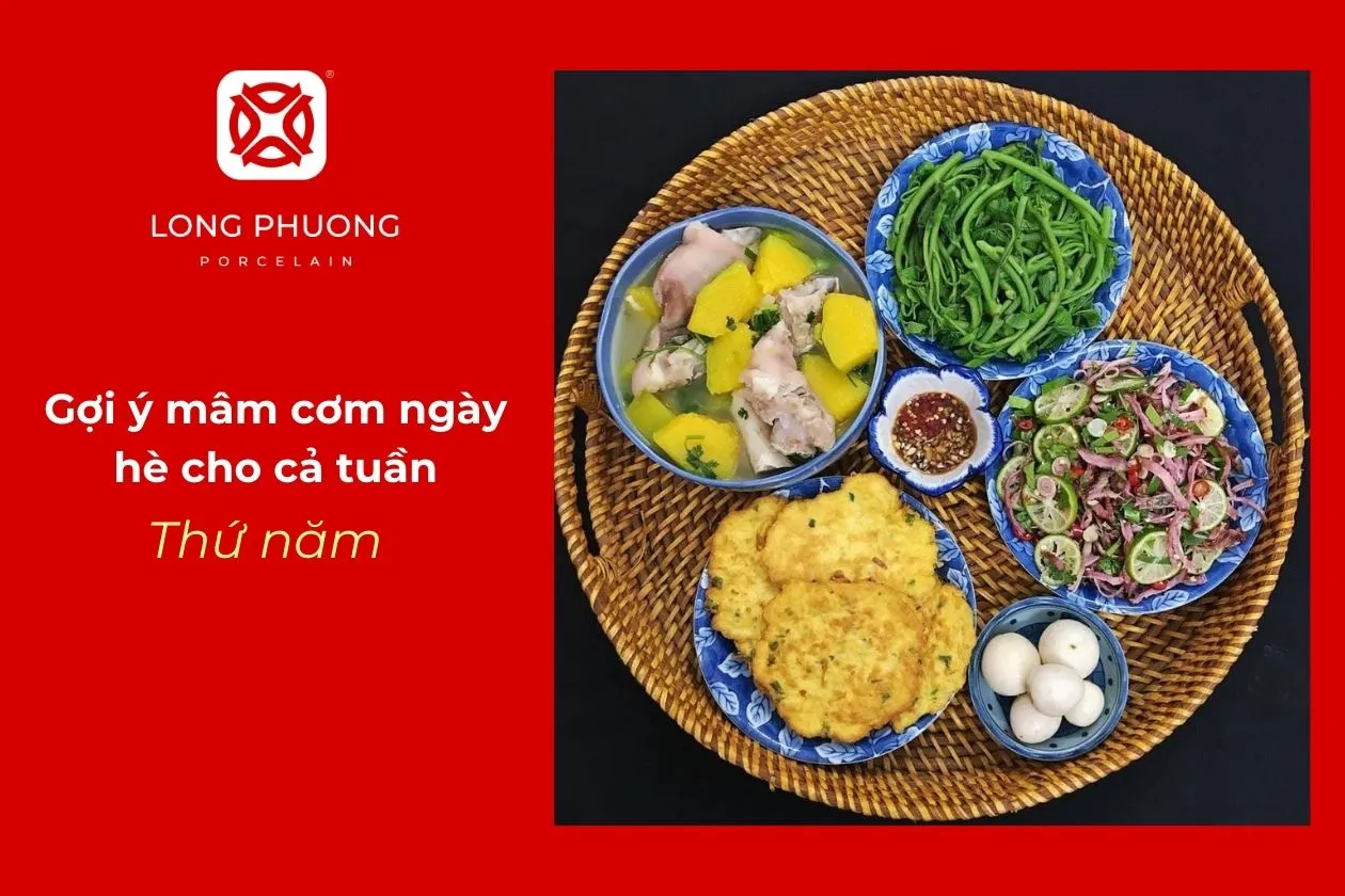 mâm cơm ngon cho mùa hè