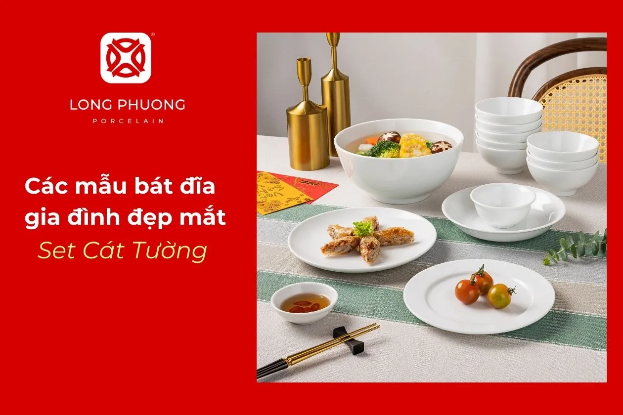 mẫu bát đĩa bày đẹp