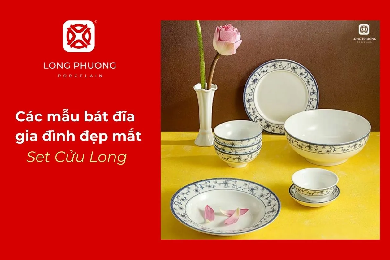 bộ bát đĩa cổ điển