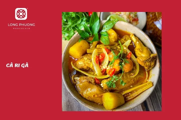 ăn cà ri gà ngày mưa