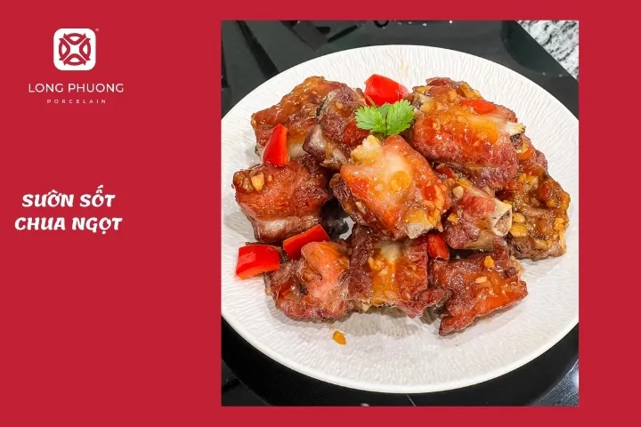 sườn heo chua ngọt ngày mưa