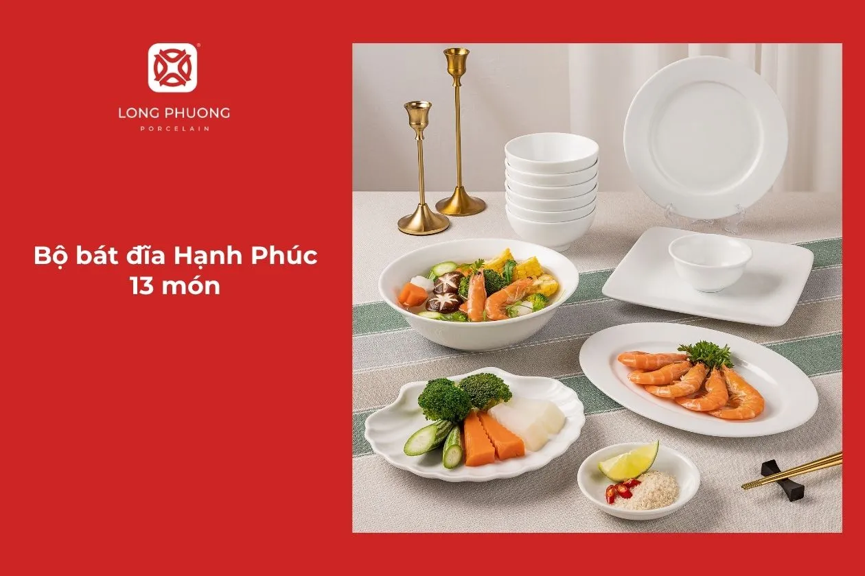 bộ chén dĩa bày cơm cúng