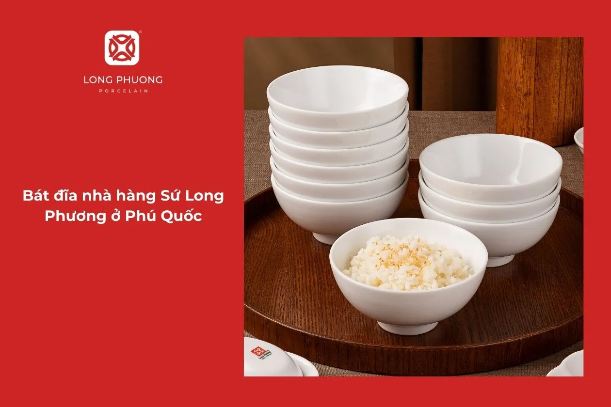 bát đĩa Sứ Long Phương