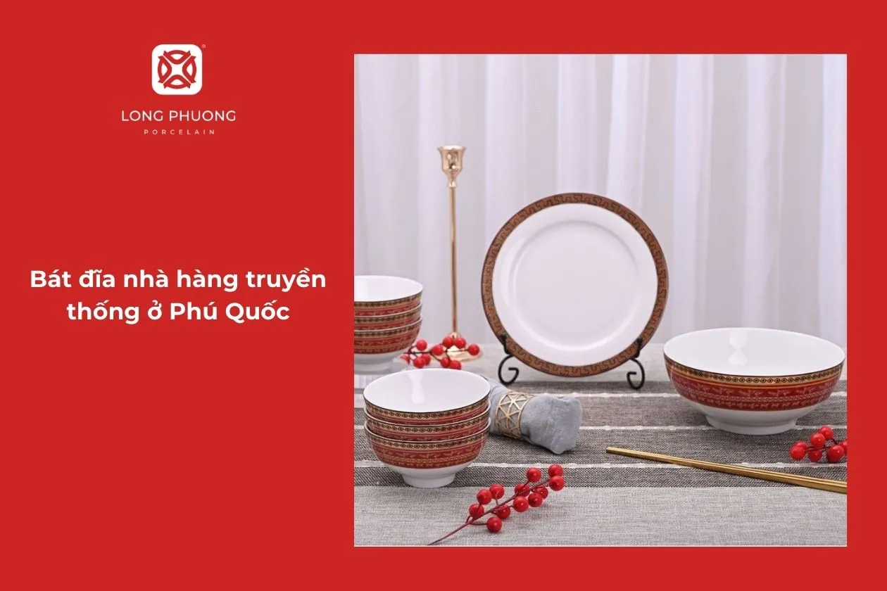 các loại dĩa trong nhà hàng tại Phú Quốc