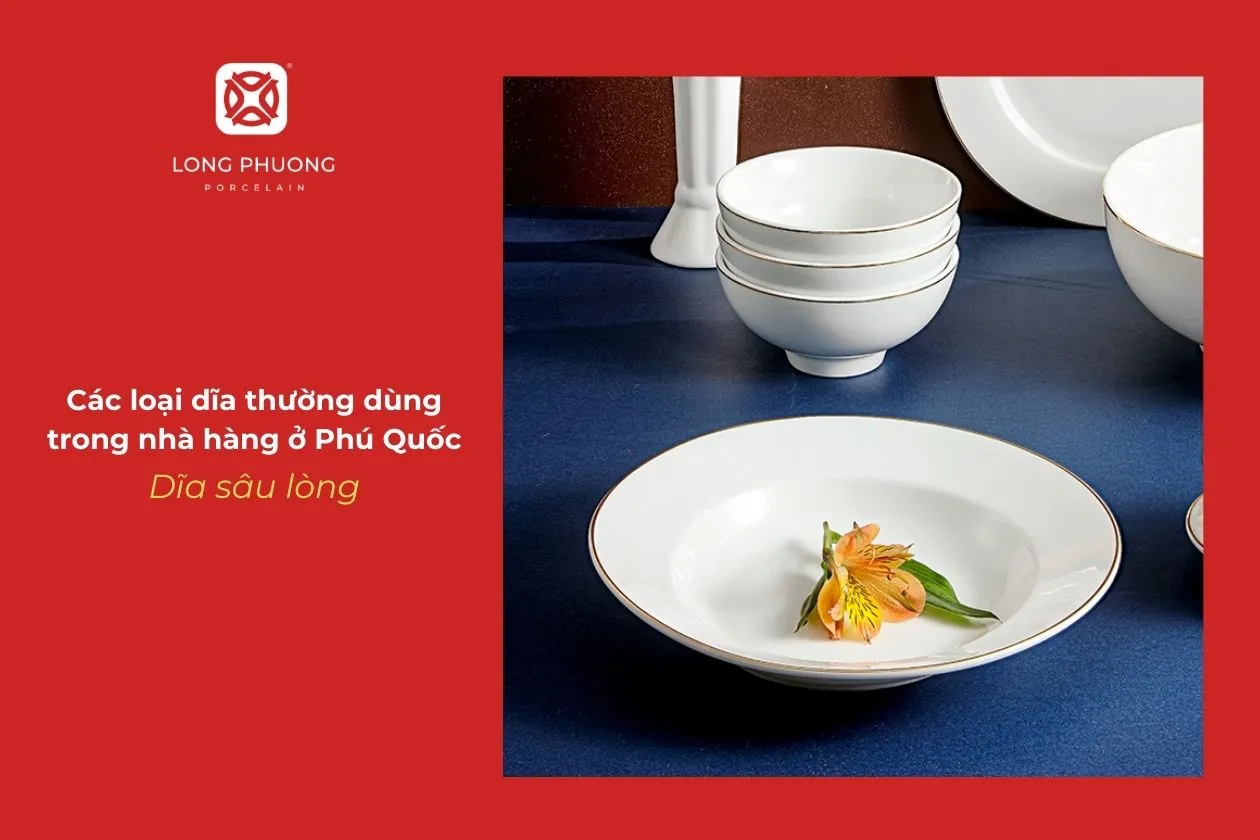 chén đĩa viền vàng cao cấp