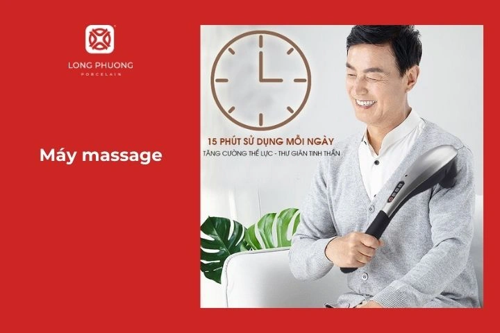 Một chiếc máy massage sẽ giúp bố thư giãn và giảm căng thẳng