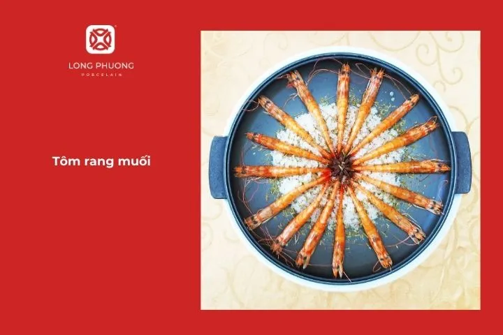 Món tôm rang muối đậm đà, giòn tan