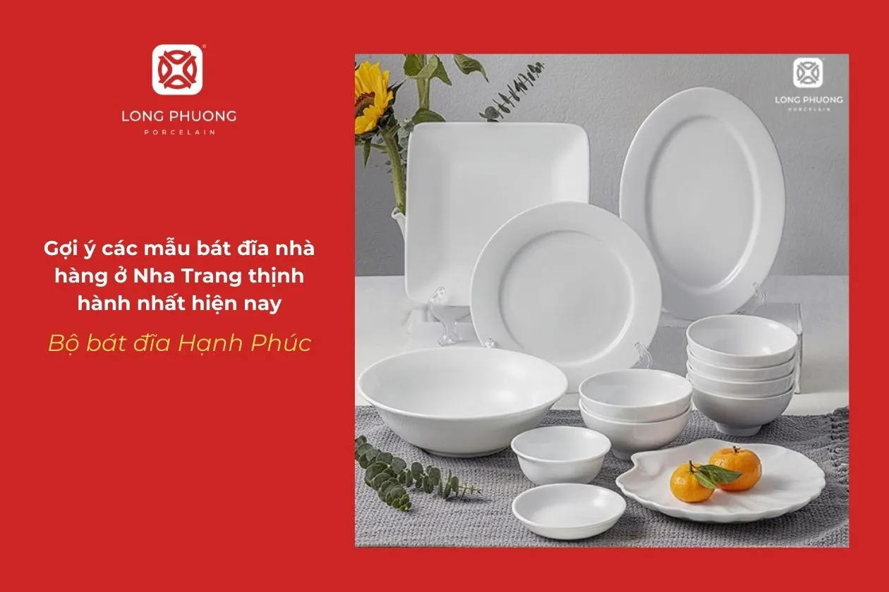 bộ bát đĩa hạnh phúc