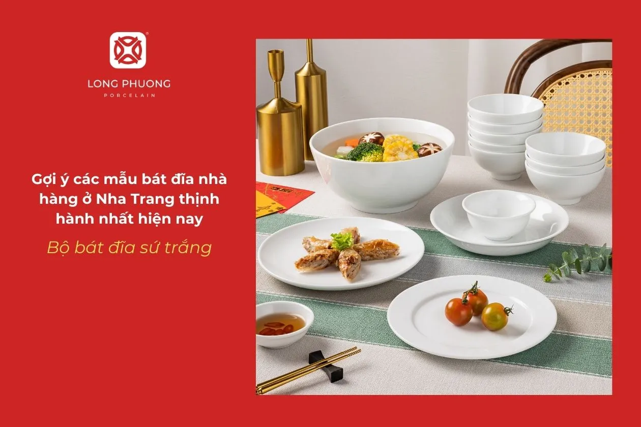 bộ đồ ăn chính hãng long phương