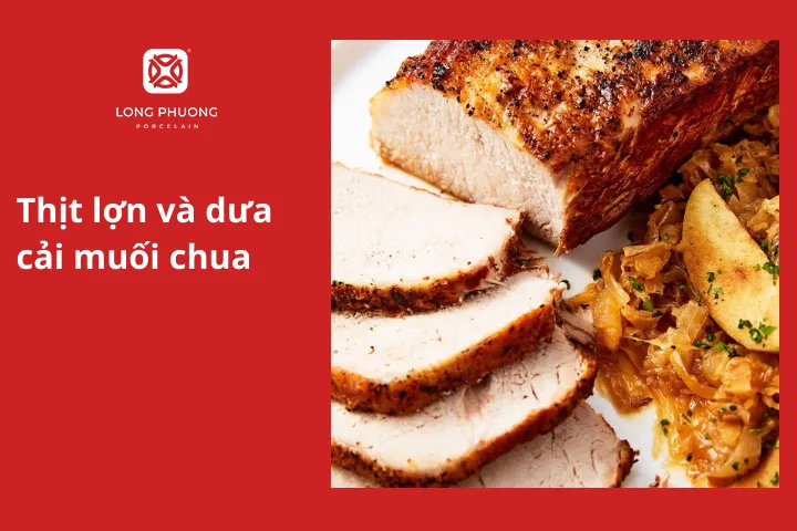 Thịt lợn và dưa cải muối chua